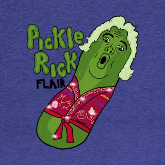 Pickle Rick Flair by Mister Dog Art